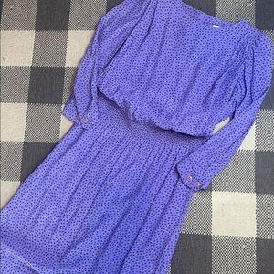 Vintage Union Made Karin Stevens by Steven Stoller Rayon Midi Dress M
